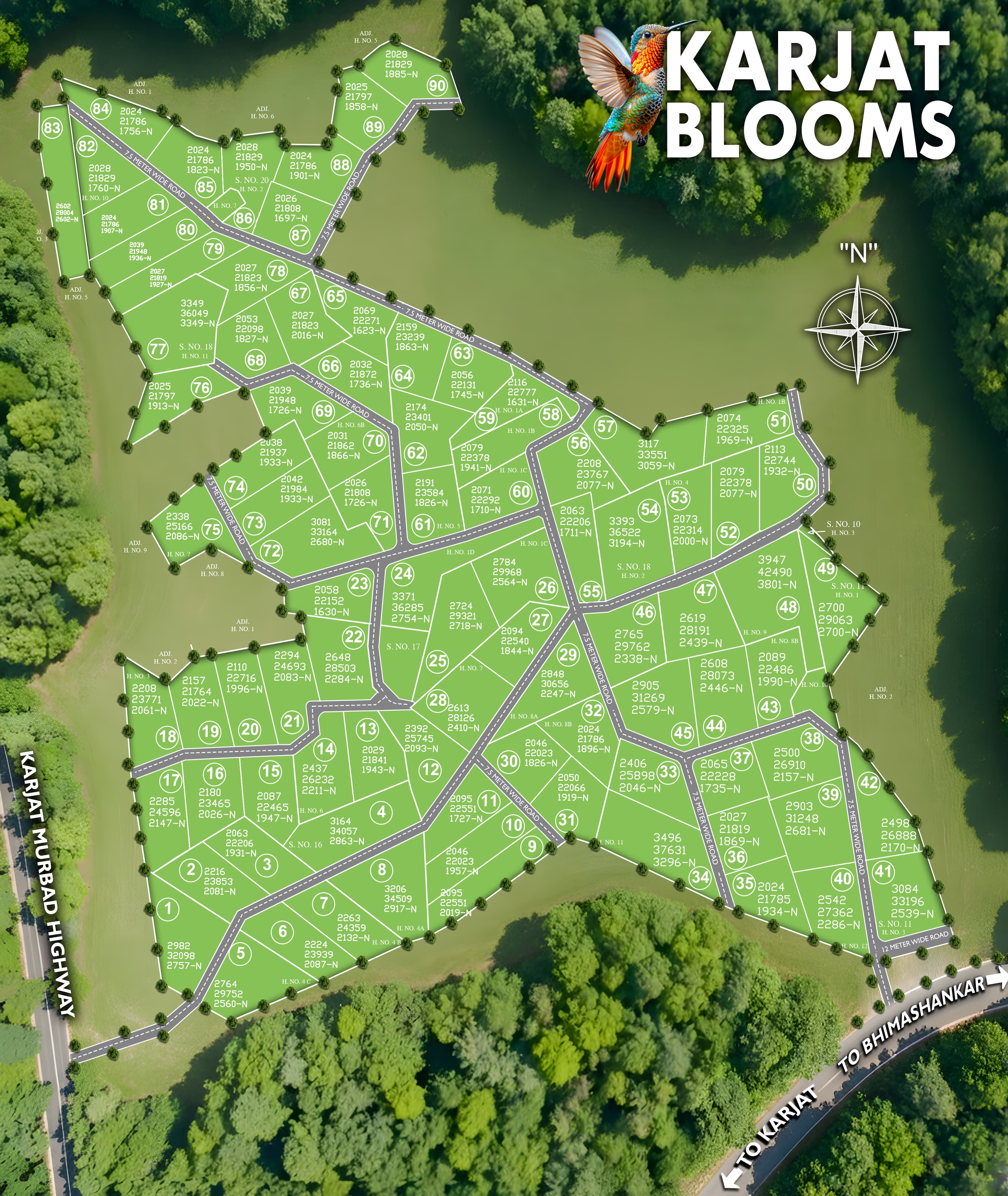 Karjat Blooms Master Plan Layout